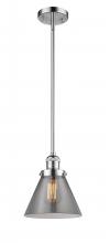 Innovations Lighting 201S-PC-G43-LED - Cone - 1 Light - 8 inch - Polished Chrome - Stem Hung - Mini Pendant