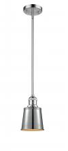 Innovations Lighting 201S-PC-M9-PC-LED - Addison - 1 Light - 5 inch - Polished Chrome - Stem Hung - Mini Pendant