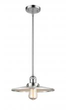 Innovations Lighting 201S-PC-MFR-PC-12-LED - Appalachian - 1 Light - 12 inch - Polished Chrome - Stem Hung - Mini Pendant