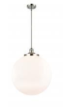 Innovations Lighting 201S-PN-G201-18-LED - Beacon - 1 Light - 18 inch - Polished Nickel - Stem Hung - Pendant