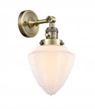  203SW-AB-G661-7-LED - Bullet - 1 Light - 7 inch - Antique Brass - Sconce