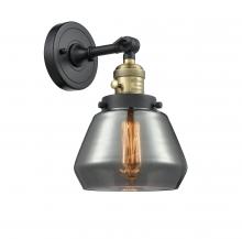 Innovations Lighting 203SW-BAB-G173 - Fulton - 1 Light - 7 inch - Black Antique Brass - Sconce