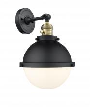  203SW-BAB-HFS-81-BK - Hampden - 1 Light - 9 inch - Black Antique Brass - Sconce