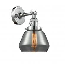 Innovations Lighting 203SW-PC-G173 - Fulton - 1 Light - 7 inch - Polished Chrome - Sconce