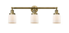 Innovations Lighting 205-BB-G51 - Bell - 3 Light - 30 inch - Brushed Brass - Bath Vanity Light