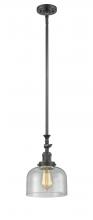 Innovations Lighting 206-OB-G74 - Bell - 1 Light - 8 inch - Oil Rubbed Bronze - Stem Hung - Mini Pendant