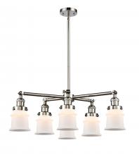 Innovations Lighting 207-6CR-PN-G181S - Small Canton 6 Light Chandelier