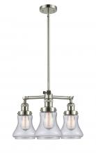 Innovations Lighting 207-PN-G194-LED - Bellmont - 3 Light - 18 inch - Polished Nickel - Stem Hung - Chandelier