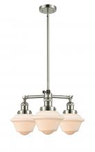 Innovations Lighting 207-PN-G531-LED - Oxford - 3 Light - 20 inch - Polished Nickel - Stem Hung - Chandelier