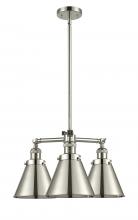 Innovations Lighting 207-PN-M13-PN-LED - Appalachian - 3 Light - 21 inch - Polished Nickel - Stem Hung - Chandelier