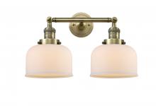  208-AB-G71 - Bell - 2 Light - 19 inch - Antique Brass - Bath Vanity Light