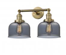 Innovations Lighting 208-BB-G73 - Bell - 2 Light - 19 inch - Brushed Brass - Bath Vanity Light