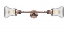  208L-AC-G192-LED - Bellmont - 2 Light - 6 inch - Antique Copper - Bath Vanity Light