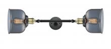 Innovations Lighting 208L-BAB-G73 - Bell - 2 Light - 8 inch - Black Antique Brass - Bath Vanity Light