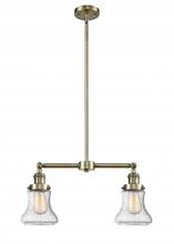 Innovations Lighting 209-AB-G194-LED - Bellmont - 2 Light - 21 inch - Antique Brass - Stem Hung - Island Light