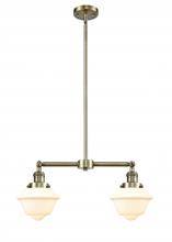 Innovations Lighting 209-AB-G531-LED - Oxford - 2 Light - 24 inch - Antique Brass - Stem Hung - Island Light