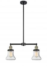 Innovations Lighting 209-BAB-G194-LED - Bellmont - 2 Light - 21 inch - Black Antique Brass - Stem Hung - Island Light