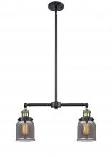 Innovations Lighting 209-BAB-G53-LED - Bell - 2 Light - 21 inch - Black Antique Brass - Stem Hung - Island Light