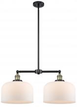 Innovations Lighting 209-BAB-G71-L-LED - Bell - 2 Light - 21 inch - Black Antique Brass - Stem Hung - Island Light