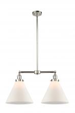 Innovations Lighting 209-PN-G41-L - Cone - 2 Light - 21 inch - Polished Nickel - Stem Hung - Island Light