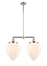 Innovations Lighting 209-PN-G661-12-LED - Bullet - 2 Light - 24 inch - Polished Nickel - Stem Hung - Island Light