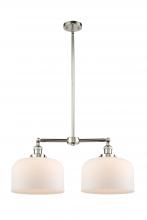 Innovations Lighting 209-PN-G71-L-LED - Bell - 2 Light - 21 inch - Polished Nickel - Stem Hung - Island Light