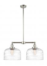 Innovations Lighting 209-PN-G713-L-LED - Bell - 2 Light - 21 inch - Polished Nickel - Stem Hung - Island Light