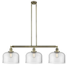 Innovations Lighting 213-AB-G72-L - Bell - 3 Light - 42 inch - Antique Brass - Stem Hung - Island Light