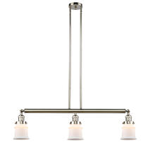 Innovations Lighting 213-PN-G181S-LED - Canton - 3 Light - 39 inch - Polished Nickel - Stem Hung - Island Light