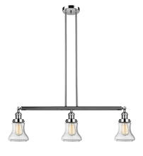 Innovations Lighting 213-PN-G194-LED - Bellmont - 3 Light - 39 inch - Polished Nickel - Stem Hung - Island Light