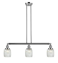 Innovations Lighting 213-PN-G302-LED - Colton - 3 Light - 38 inch - Polished Nickel - Stem Hung - Island Light