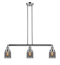 Innovations Lighting 213-PN-G53-LED - Bell - 3 Light - 38 inch - Polished Nickel - Stem Hung - Island Light