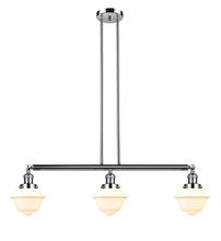 Innovations Lighting 213-PN-G531-LED - Oxford - 3 Light - 40 inch - Polished Nickel - Stem Hung - Island Light