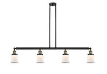 Innovations Lighting 214-BAB-G181S-LED - Canton - 4 Light - 51 inch - Black Antique Brass - Stem Hung - Island Light