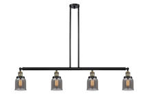 Innovations Lighting 214-BAB-G53-LED - Bell - 4 Light - 50 inch - Black Antique Brass - Stem Hung - Island Light