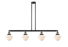 Innovations Lighting 214-BAB-G531-LED - Oxford - 4 Light - 52 inch - Black Antique Brass - Stem Hung - Island Light