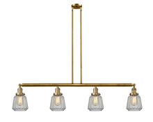  214-BB-G142 - Chatham - 4 Light - 51 inch - Brushed Brass - Stem Hung - Island Light