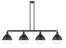 Innovations Lighting 214-BK-HFS-84-BK-LED - Hampden - 4 Light - 54 inch - Matte Black - Stem Hung - Island Light