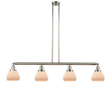 Innovations Lighting 214-PN-G171-LED - Fulton - 4 Light - 51 inch - Polished Nickel - Stem Hung - Island Light