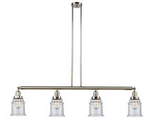 Innovations Lighting 214-PN-G184-LED - Canton - 4 Light - 51 inch - Polished Nickel - Stem Hung - Island Light