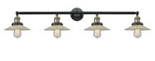 Innovations Lighting 215-BAB-G2 - Halophane - 4 Light - 45 inch - Black Antique Brass - Bath Vanity Light