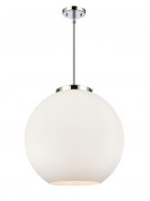 Innovations Lighting 221-3S-PC-G121-18-LED - Athens - 3 Light - 18 inch - Polished Chrome - Cord hung - Pendant