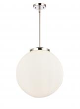 Innovations Lighting 221-3S-PN-G201-16-LED - Beacon - 3 Light - 16 inch - Polished Nickel - Cord hung - Pendant