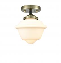 Innovations Lighting 284-1C-BAB-G531-LED - Oxford - 1 Light - 8 inch - Black Antique Brass - Semi-Flush Mount