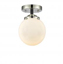 Innovations Lighting 284-1C-BPN-G201-6-LED - Beacon - 1 Light - 6 inch - Black Polished Nickel - Semi-Flush Mount