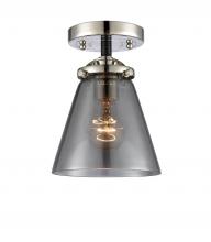 Innovations Lighting 284-1C-BPN-G63-LED - Cone - 1 Light - 6 inch - Black Polished Nickel - Semi-Flush Mount