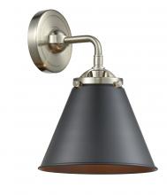 Innovations Lighting 284-1W-SN-M13-BK-LED - Appalachian - 1 Light - 8 inch - Brushed Satin Nickel - Sconce