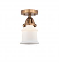 Innovations Lighting 288-1C-AC-G181S-LED - Canton - 1 Light - 5 inch - Antique Copper - Semi-Flush Mount