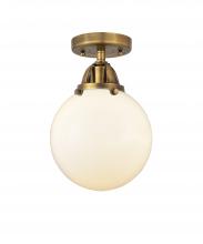 Innovations Lighting 288-1C-BB-G201-8-LED - Beacon - 1 Light - 8 inch - Brushed Brass - Semi-Flush Mount