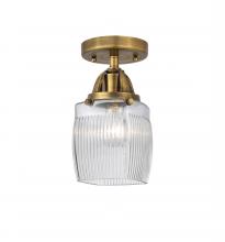 Innovations Lighting 288-1C-BB-G302-LED - Colton - 1 Light - 6 inch - Brushed Brass - Semi-Flush Mount